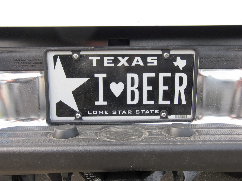 Typewriter Rodeo Custom License Plates Texas Standard