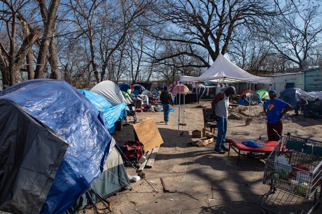 A Homeless Camp In Deep Ellum Provides Community. The City Of Dallas ...