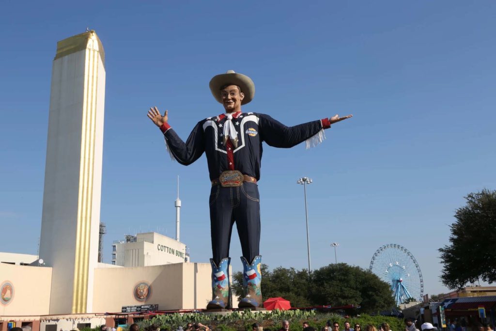 Big Tex, the iconic state fair cowboy, turns 70 (or is it 10?) Texas