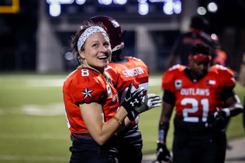 Deaf Austin football player seeks to pay her success in the sport