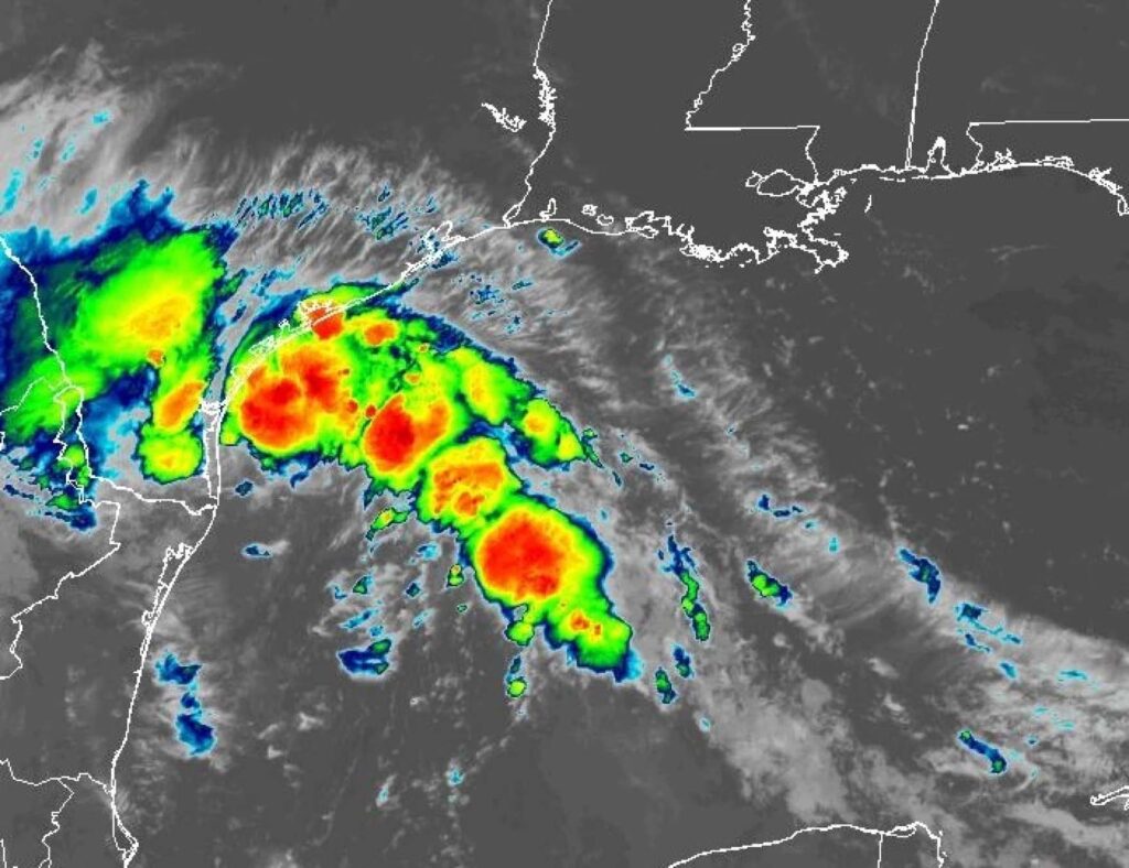 Tropical Storm Harold makes landfall, bringing heavy rain to parched