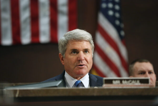 Rep. Michael McCaul is seeking another term as House Foreign Affairs Committee chair