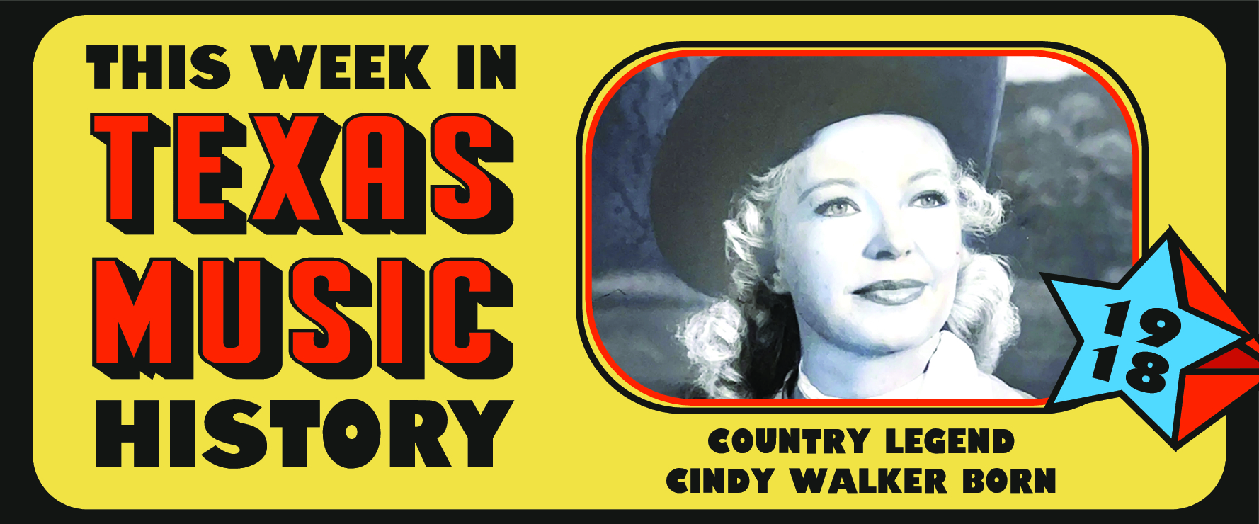 This week in Texas music history: Cindy Walker is born | Texas Standard