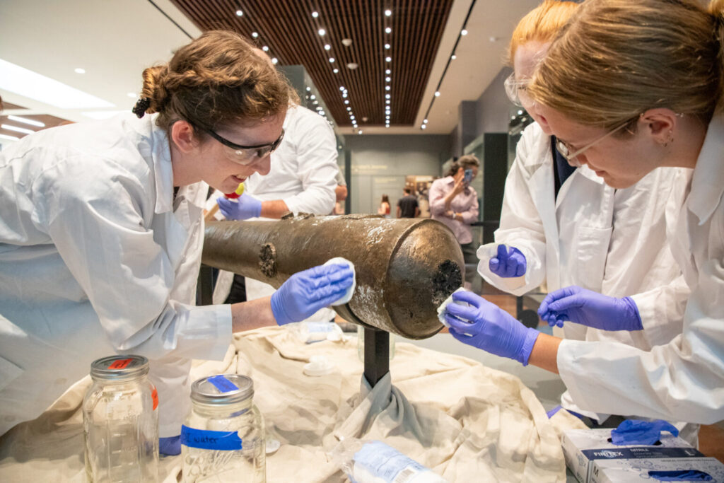 How conservators got just the right polish on an Alamo cannon