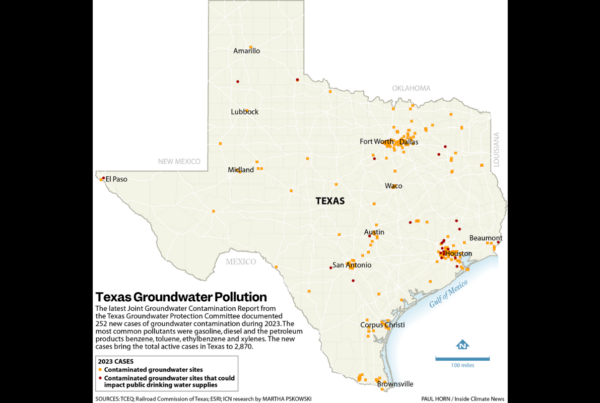 Texas regulators report more than 250 new cases of groundwater contamination